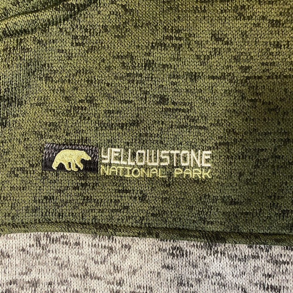 Prairie Mountain Yellowstone Park Outdoor Full Zip Fleece Jacket Men’s XL - Picture 3 of 6